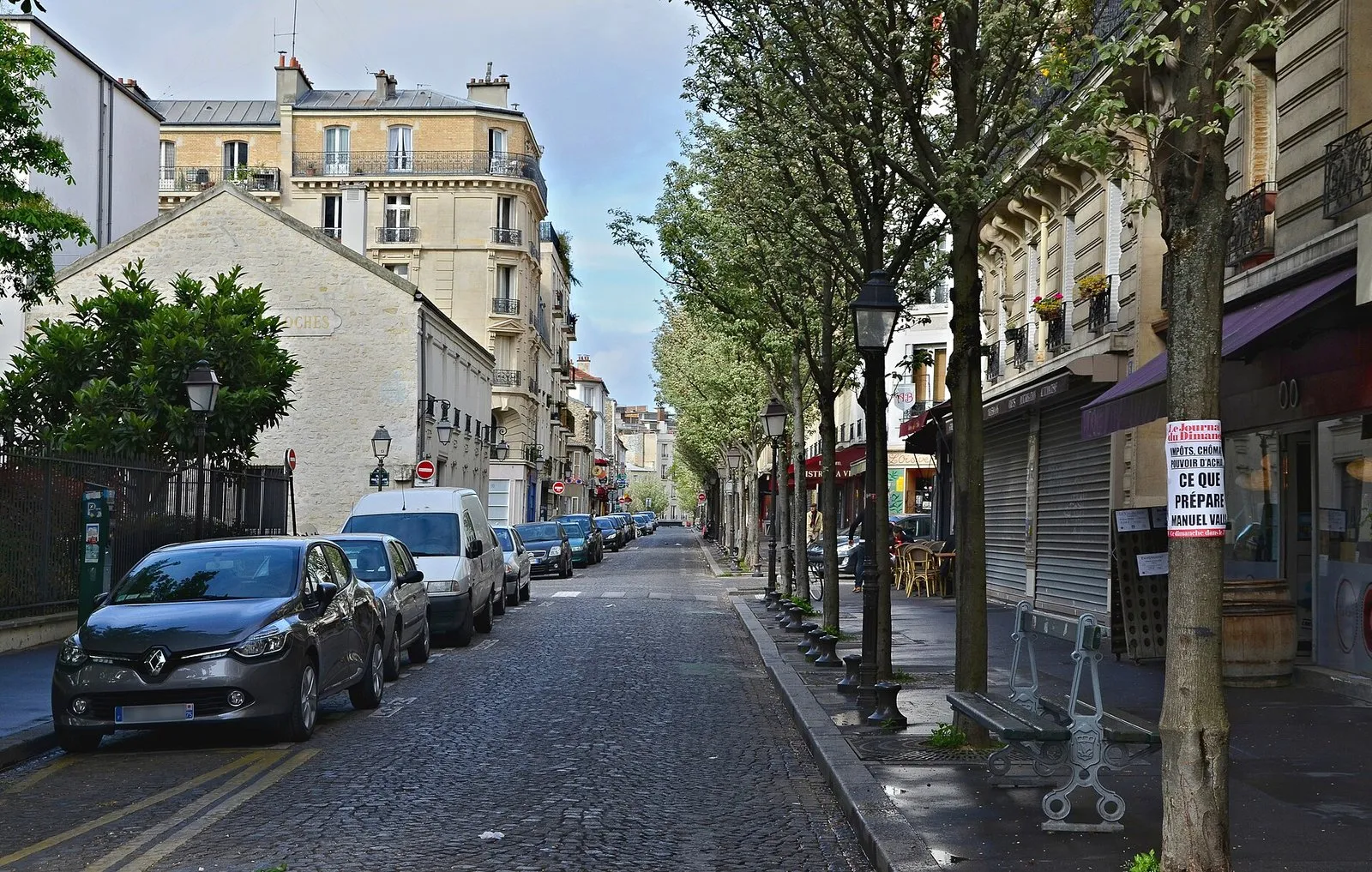 La rue de la Butte-aux-Cailles, ses pavés et ses bars, dans le 13e