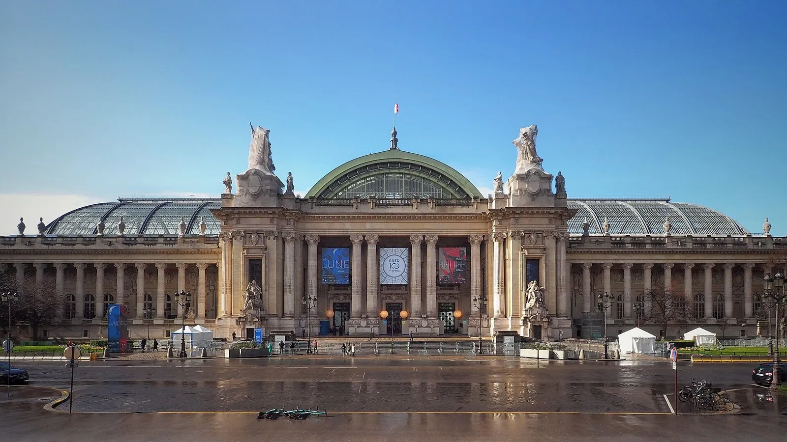 La façade du Grand Palais et sa verrière