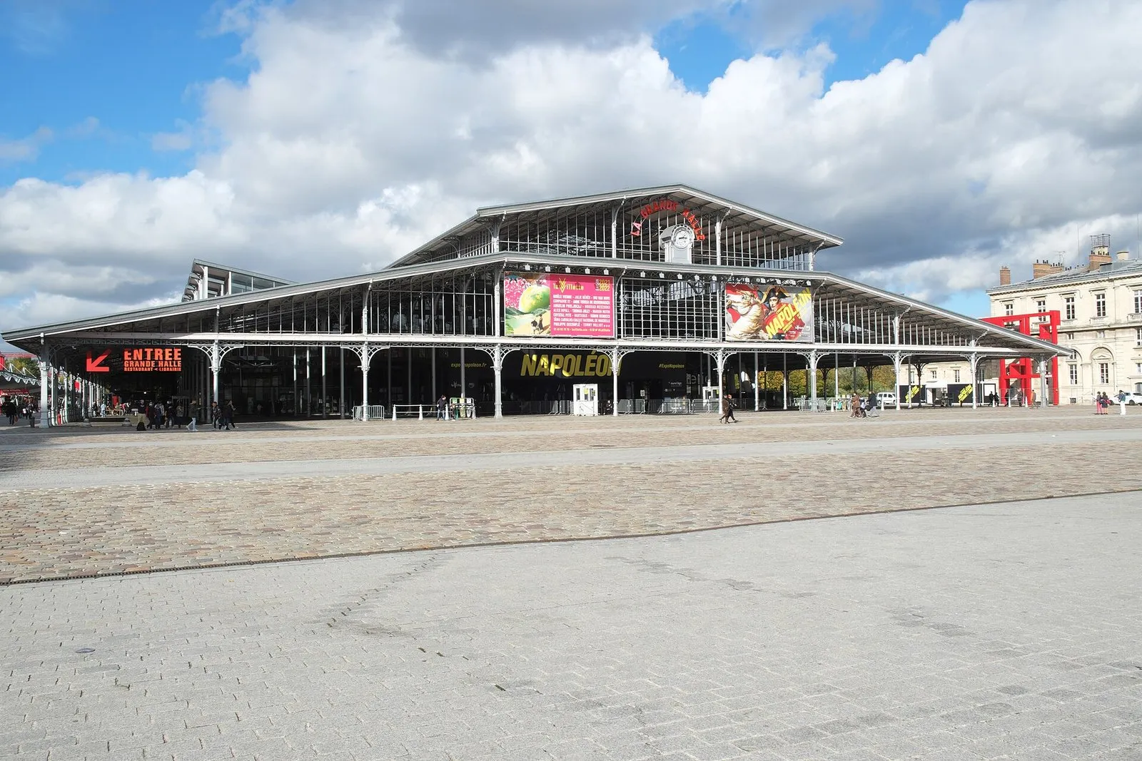 The Grande Halle de la Villette, a former cattle market hall