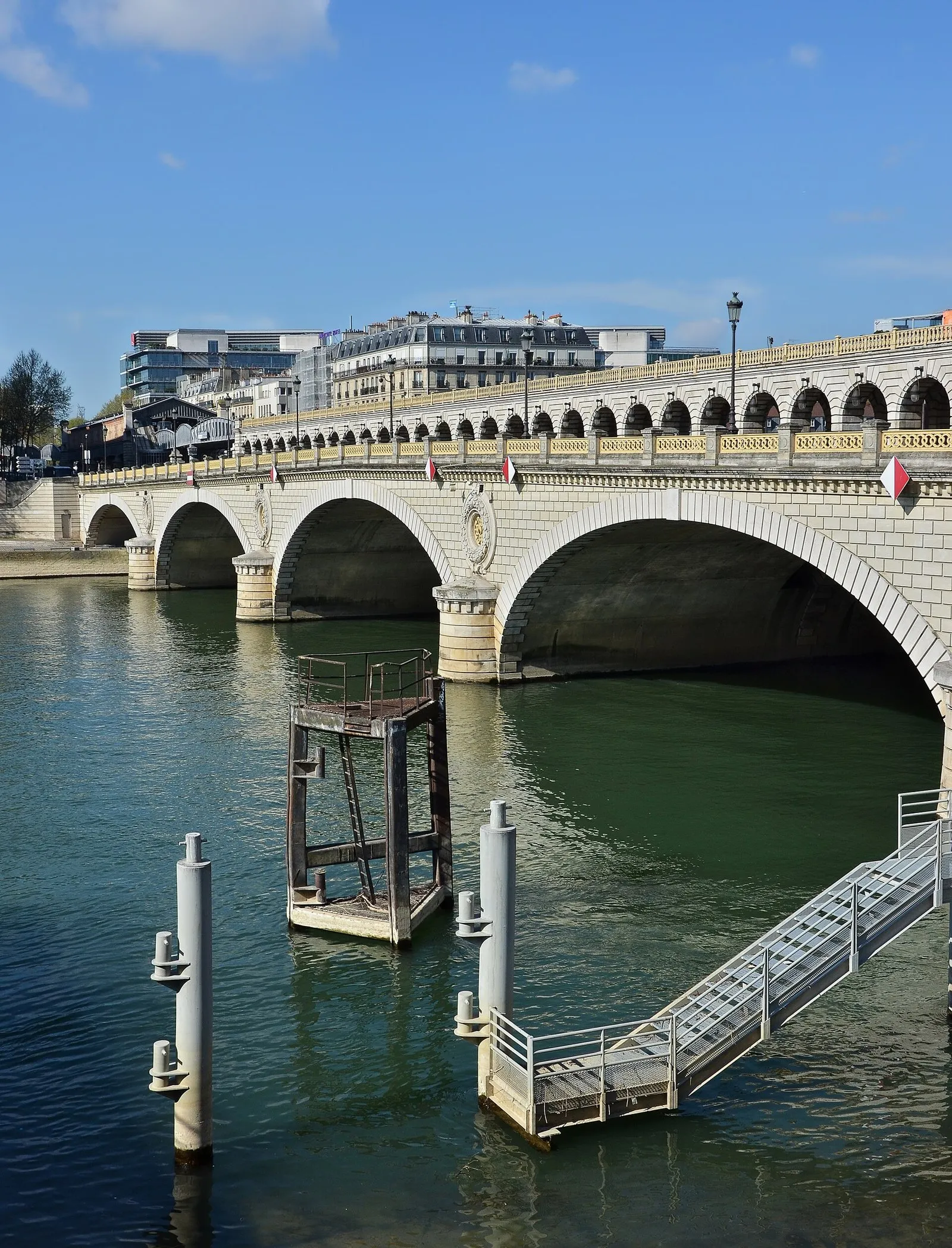 Pont de Bercy over the Seine, on the 12th arrondissement side